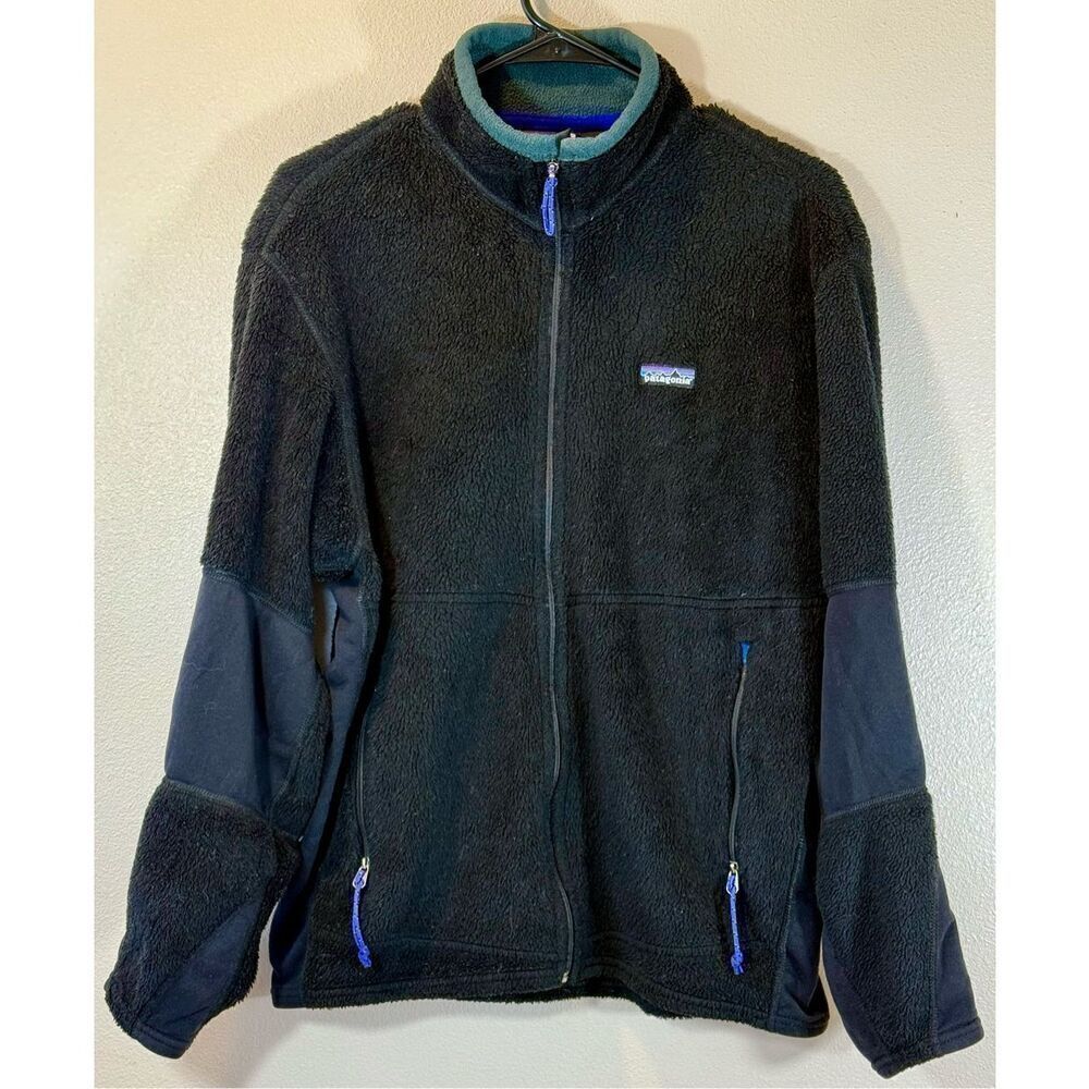 Vintage Patagonia Regulator Full Zip Up Blue Fleece Men’s Jacket Medium